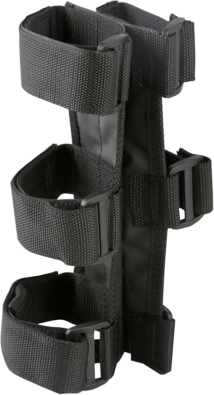 Rugged Ridge 63305.21 Fire Extinguisher Holder, Black, 1 Inch-3 Inch Tube/Roll Cage
